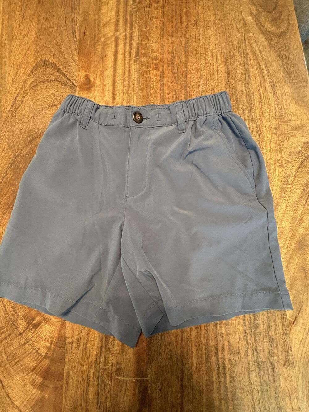 Chubbies Shorts Mens Small Blue Chino 6 Inch Inseam Elastic Waist Pockets Casual